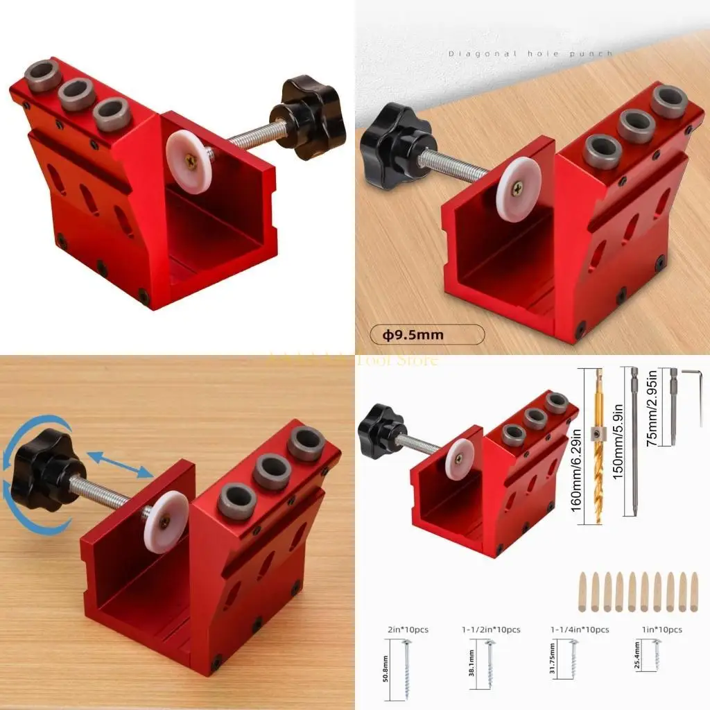 

A2BE Pocket Hale Dig Set, регулировка карманного дюбеля отверстия в джиг -системах набор