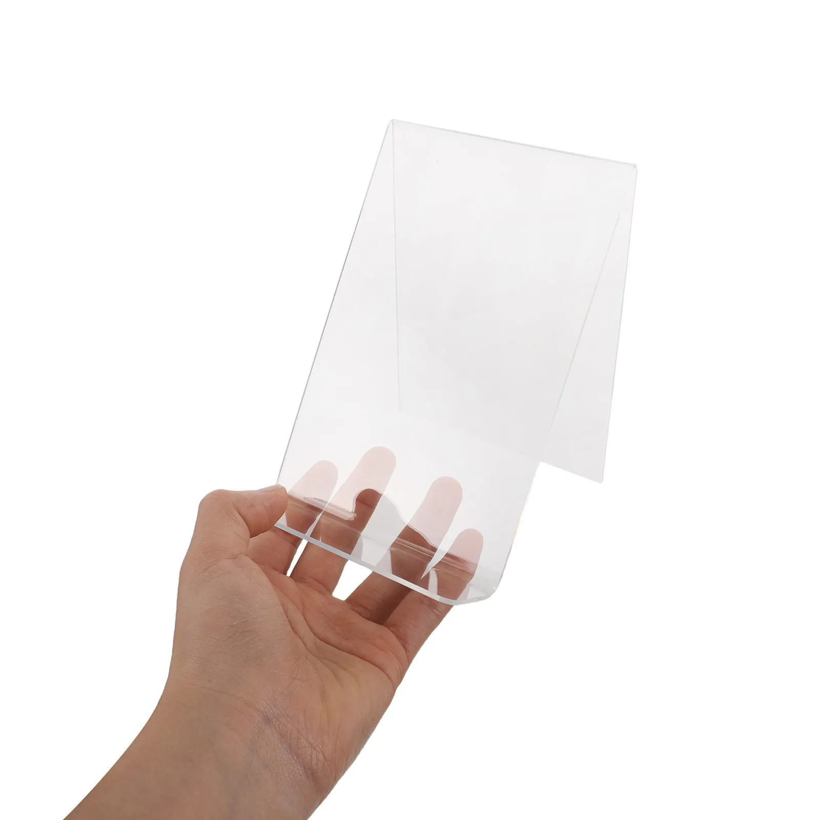 

3Pcs Acrylic Book Stand Clear Easel Display Holders for Shelves Desktop Organizer Comic Book Picture Frame Cookbook Display