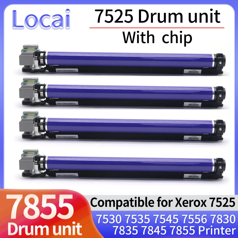 

WC7525 Drum Unit Compatible for Fuji Xerox WF 7525 7530 7535 7545 7556 7830 7835 7835 7845 7855 Kit core selenium drum assembly