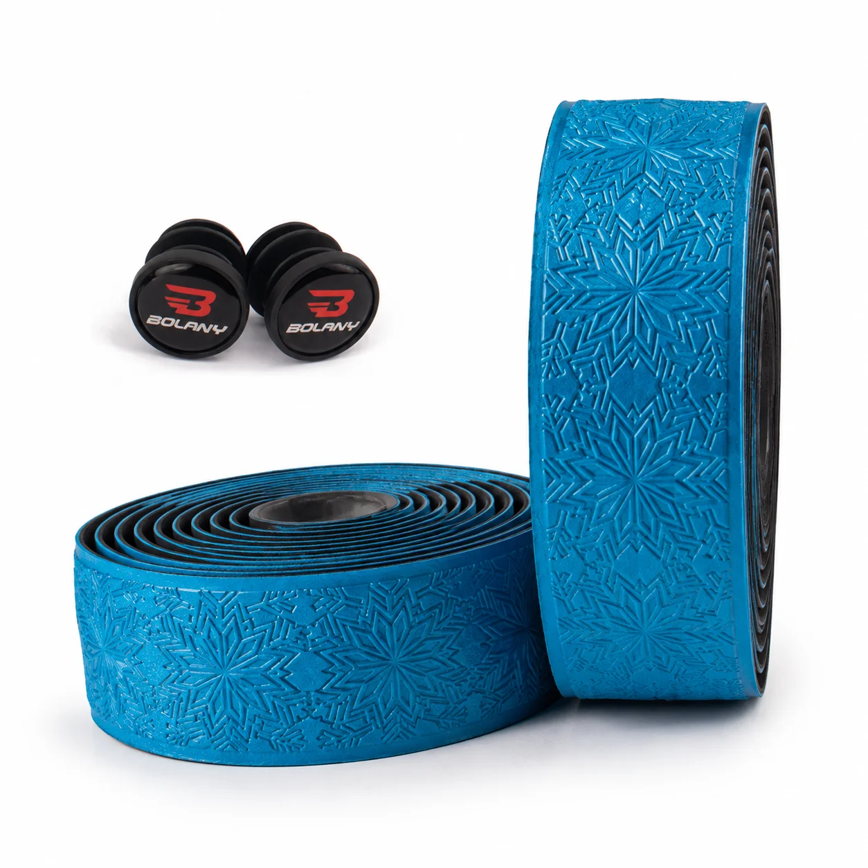 BOLANY PU EVA Bicycle Handlebar Tape 2.5mm Shock Absorbing Anti-Slip Sweat Absorbent Wrap with End Plugs for Road Bike