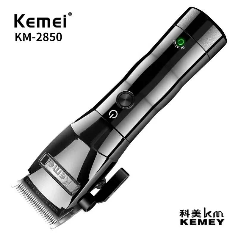 Kemei ที่กันจอนไฟฟ้าแบบพกพาสำหรับร้านเสริมสวย, ที่กันจอนไฟฟ้า KM-2850ใช้ในบ้านที่ตัดขน