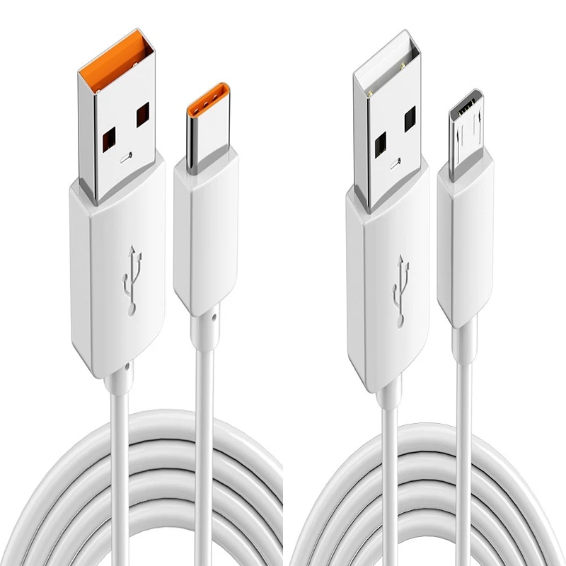 Cable de carga rápida USB tipo C de 66 W, 3 m 5 m 8 m 10 m 12 m, puerto USB C universal, cable de datos para Huawei Xiaomi Samsung cámara 6