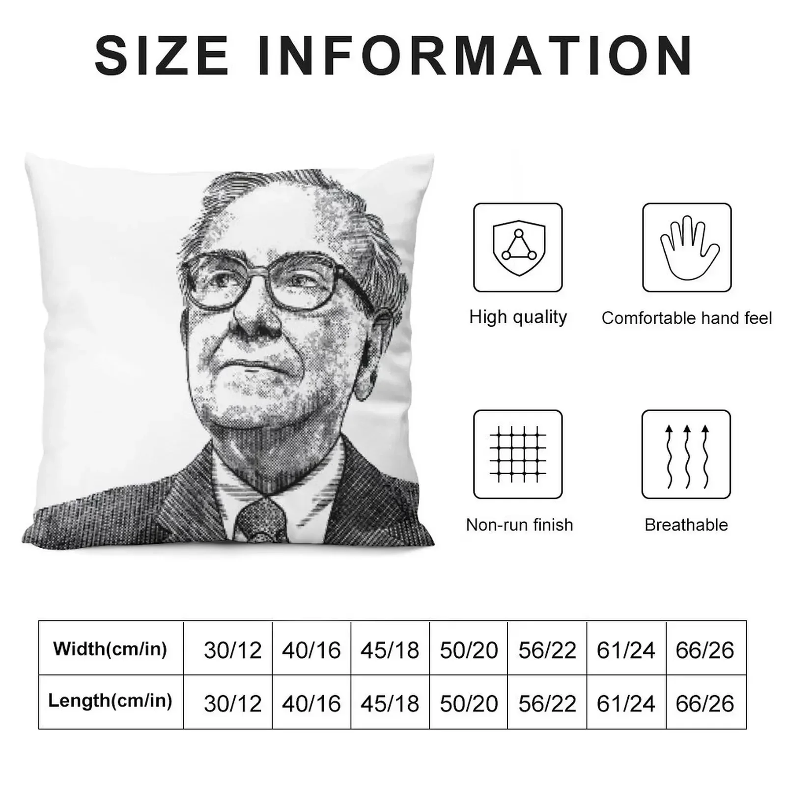 Warren Buffett Throw Pillow Christmas Pillow Covers luxury throw pillow covers