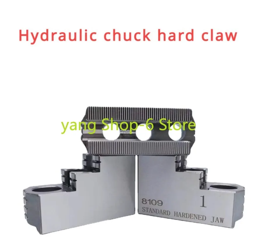 HJ-10 / HJ-12 Hydraulic Chuck 3-jaw Hard Claw 10-inch 12-inch Hydraulic Chuck Oil Pressure Chuck Jaw For Mechanical CNC Lathes