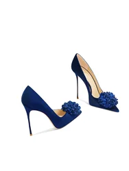 2026 Spring and Autumn New Women's Formal Shoes with Pointed Toe and Thin Heels for Banquet Dress