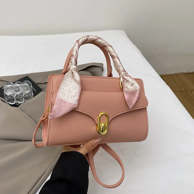 

Новая квадратная сумка в корейском стиле - женская сумка через плечо в стиле ретро, компактная сумка через плечо с ремешком-цепочкой, элегантный ручной органайзер