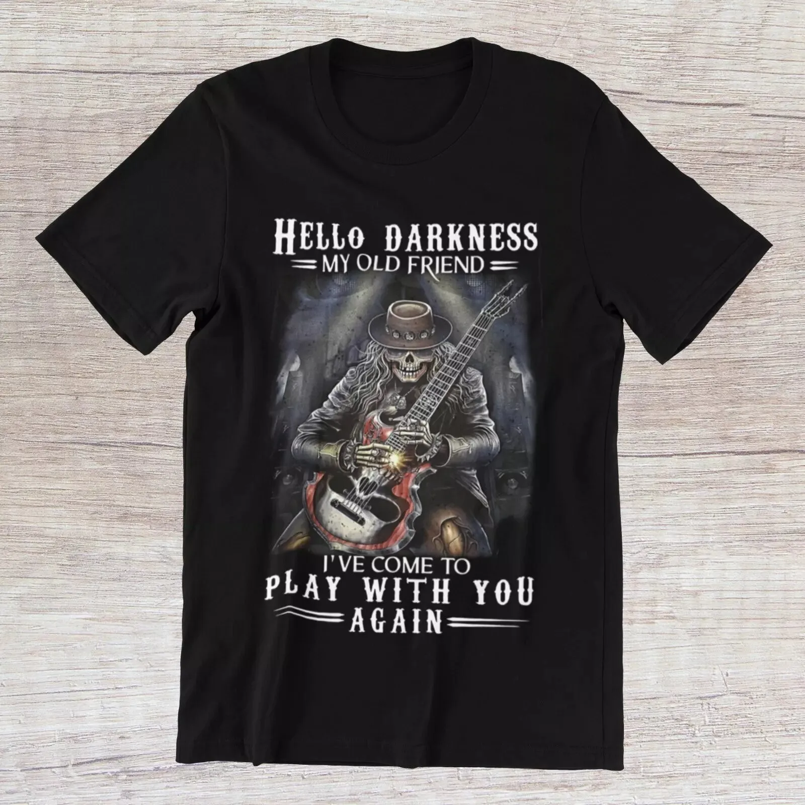 DISTURBED The Sound of Silence TShirt, Heavy Black Cotton Tshirt,Size S to 5XL