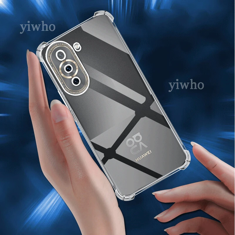 Прозрачный силиконовый ударопрочный чехол из ТПУ для Huawei Huawai Nova 10 Pro Nova10 1 Новый утолщенный защитный чехол 9 8 SE Z 8i
