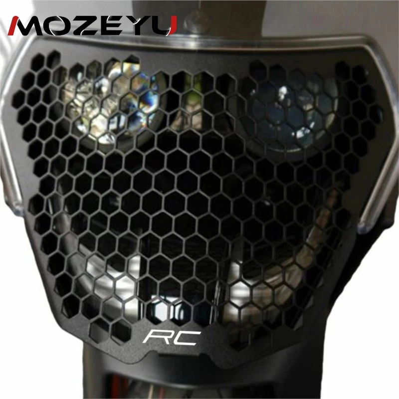 RC390 RC200 Headlight Head Lamp Light Grille Guard Cover Protector For KTM RC 125 RC390 2014 2015 2016 2017 2018 2019 2020 2021