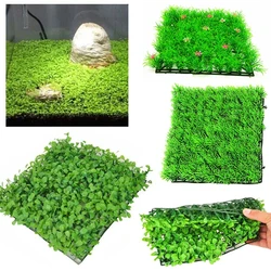 1PC Green Grass Plastic Fish Tank Ornament Plant Aquarium Lawn Landscape Decoration