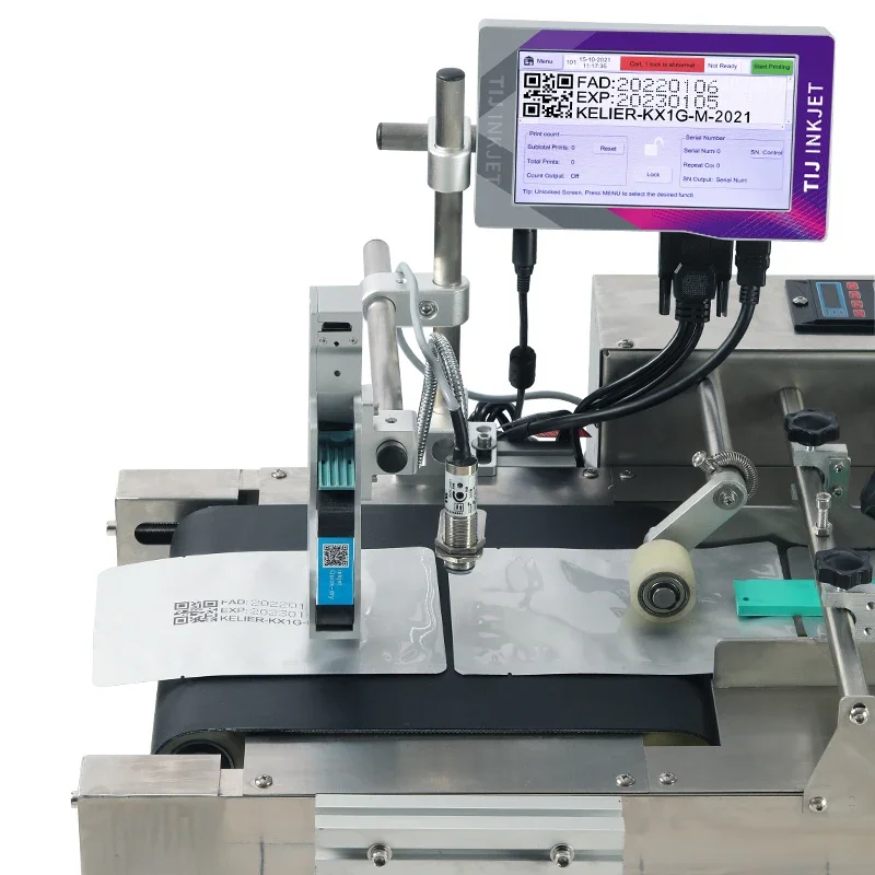 Automatic Bag Small Paging Machine High Speed Printing Date Batch Number QR Code LOGO Inkjet Code Machine