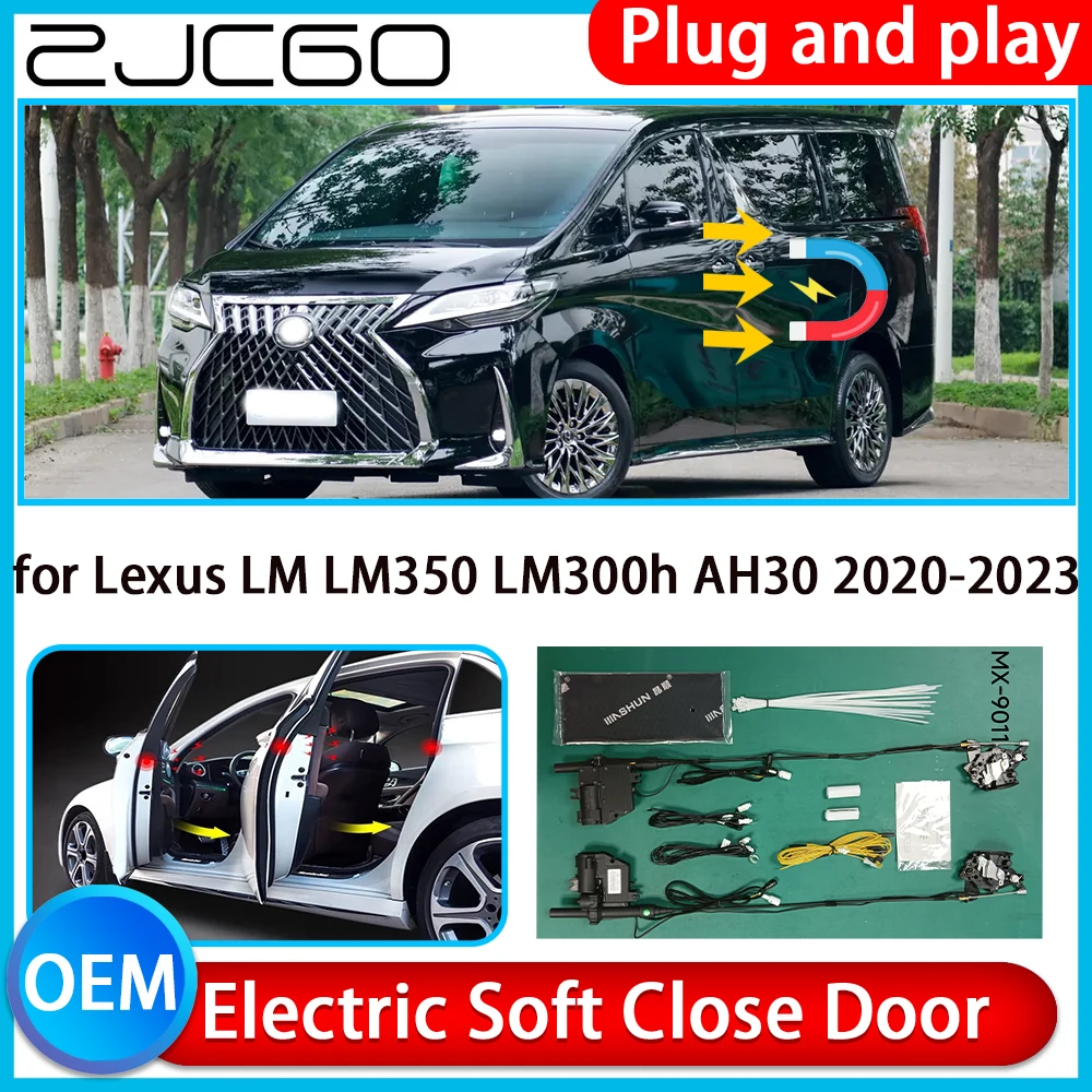 for Lexus LM LM350 LM300h AH30 2020-2023 Auto Pull Car Soft Close Kit Door Power Latch Electric Door Catch Soft Closing Assist