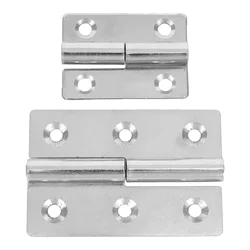Stainless Steel Detachable Hinge 2/2.5/3Inch Flag Shape Door Hinge Slip Joint Removable Hinge Furniture Hardware
