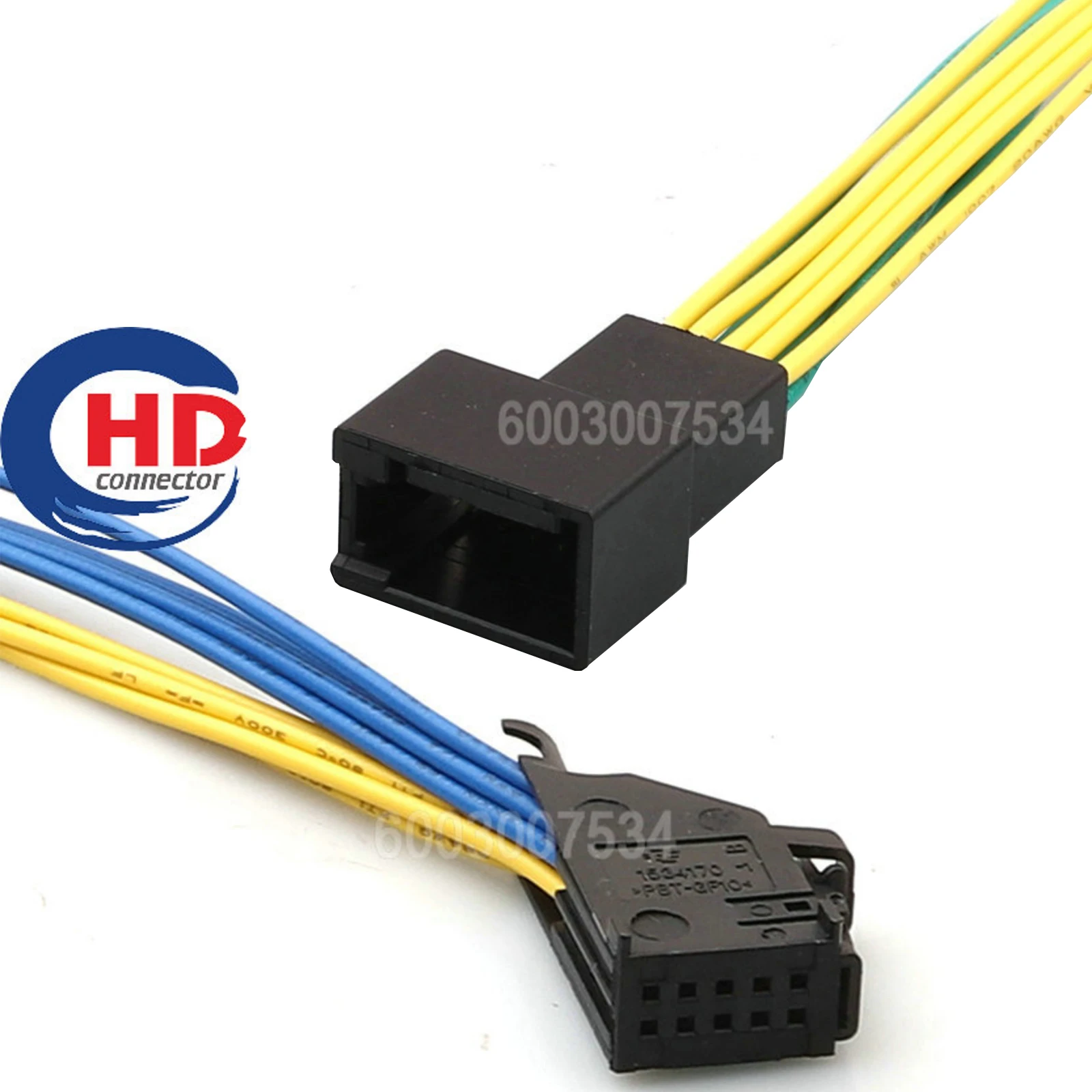 10 Pins Unsealed 8E0971980 1-1534170-1 Starter Car Plastic Housing Connectors Automobile Rear View Mirror Wiring Socket