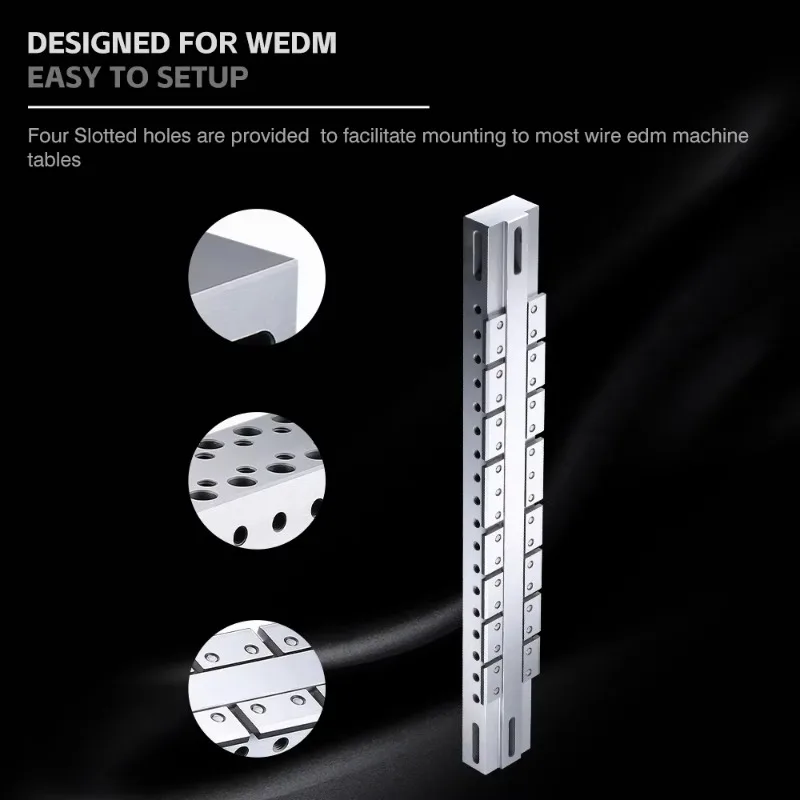 Wire EDM-bevestigingssysteem 3R ICS Zeroline Mecarail klembalk FWB 370