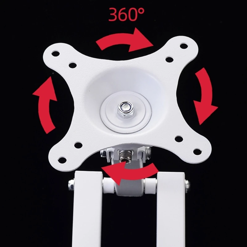 Monitor Wall Mounted Stand for Echo Show 15 Display 360° Rotating Aluminum Alloy Stand Folding Tablet view 6