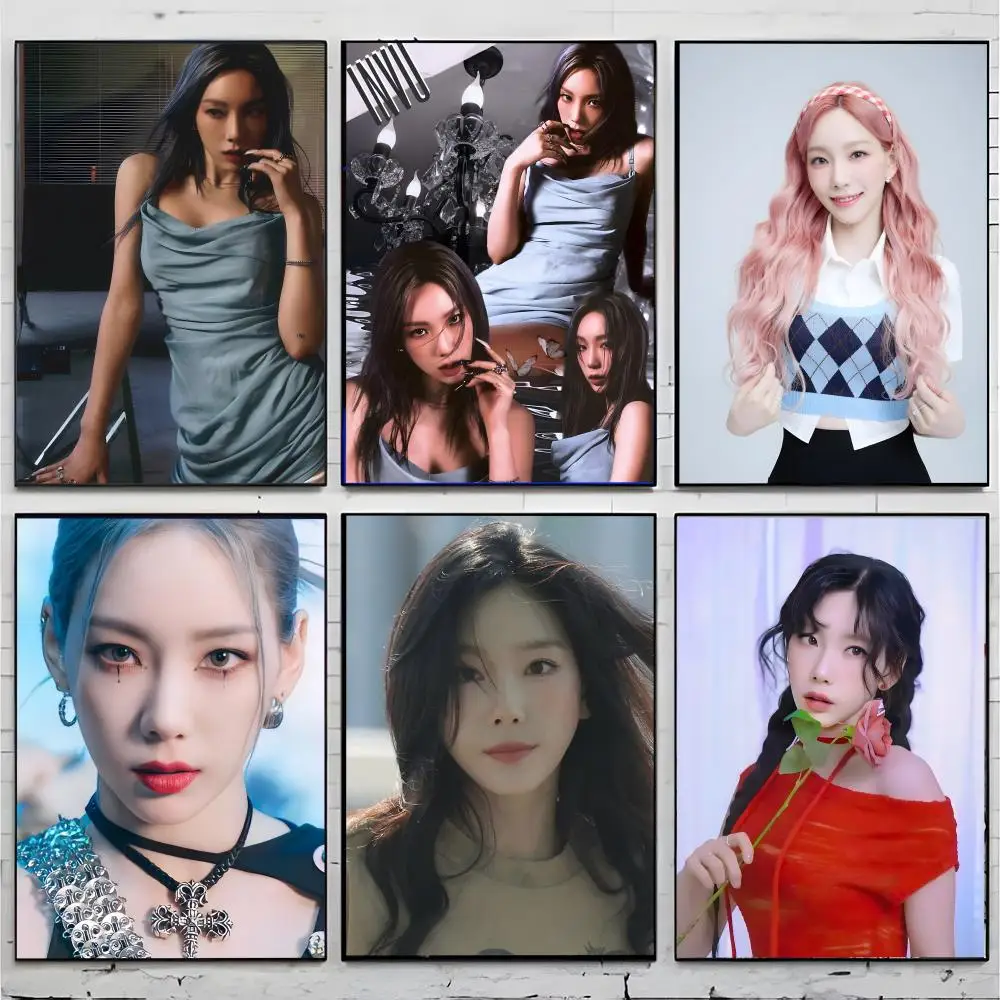 girl group vocalist T-Taeyeon Poster Superior Home Space Pub Indoor Decorative Art & Home Decor
