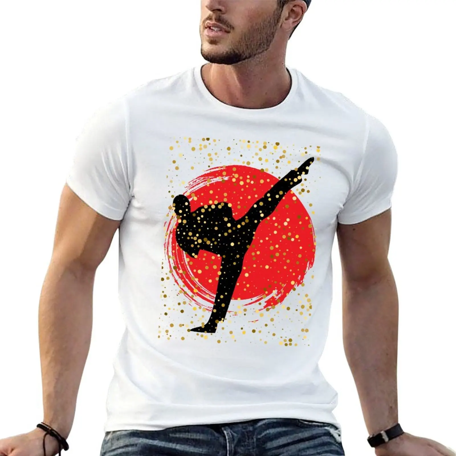 Kick off T-Shirt boys whites funny meme t-shirts anime shirts men