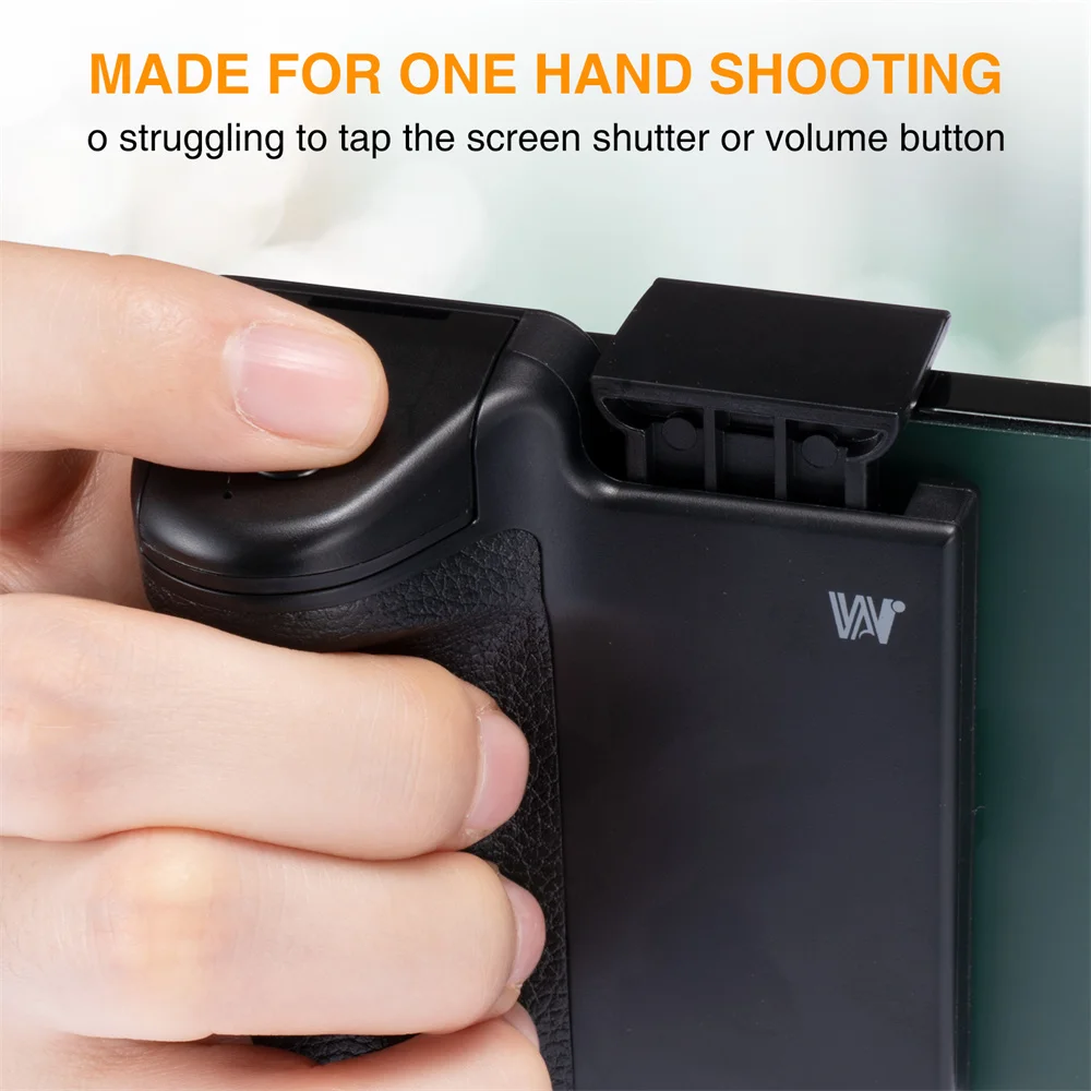 Smartphone Handheld Selfie Booster Hand grip Bluetooth Remote Control Phone Shutter for iPhone Android Phone