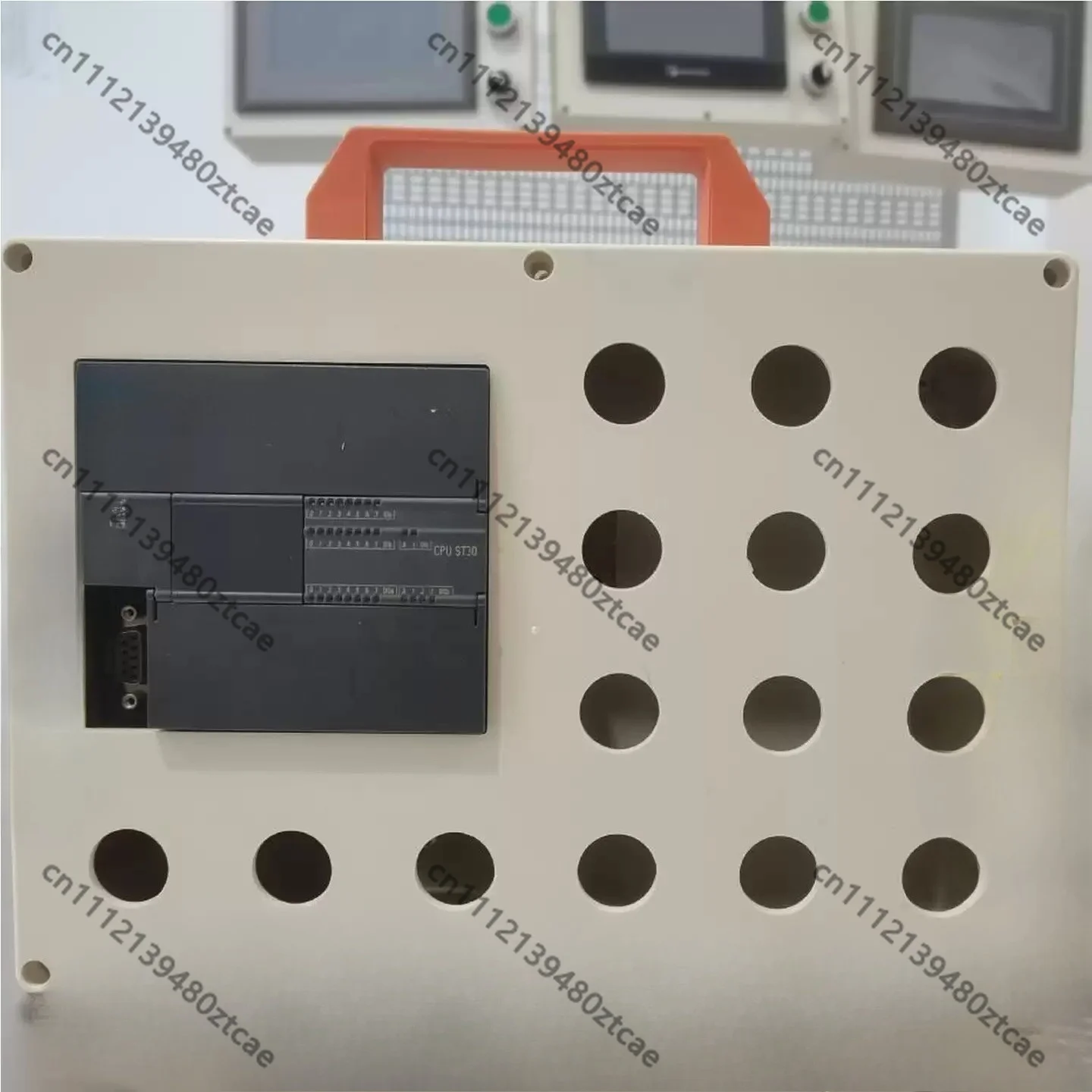 Portable PLC Learning Box DIY Wiring Push Button Enclosure Electrical Training Practice Debugging Housing