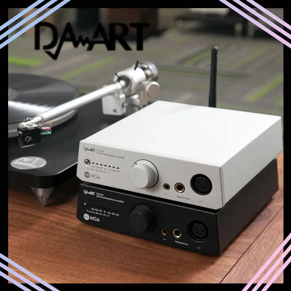 DAART Yulong Aurora MQA فك ESS9068AS * 2 DAC المضخم مضخم ضوت سماعات الأذن DSD512 32Bit/768 كيلو هرتز للمنزل الصوت هدية
