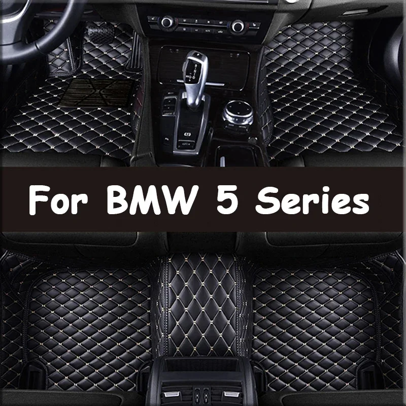 

Custom Car Floor Mat for BMW 5 Series E61 Touring F11 G31 F07 Gran Turismo Year Interior Details Accessories Carpet 0529