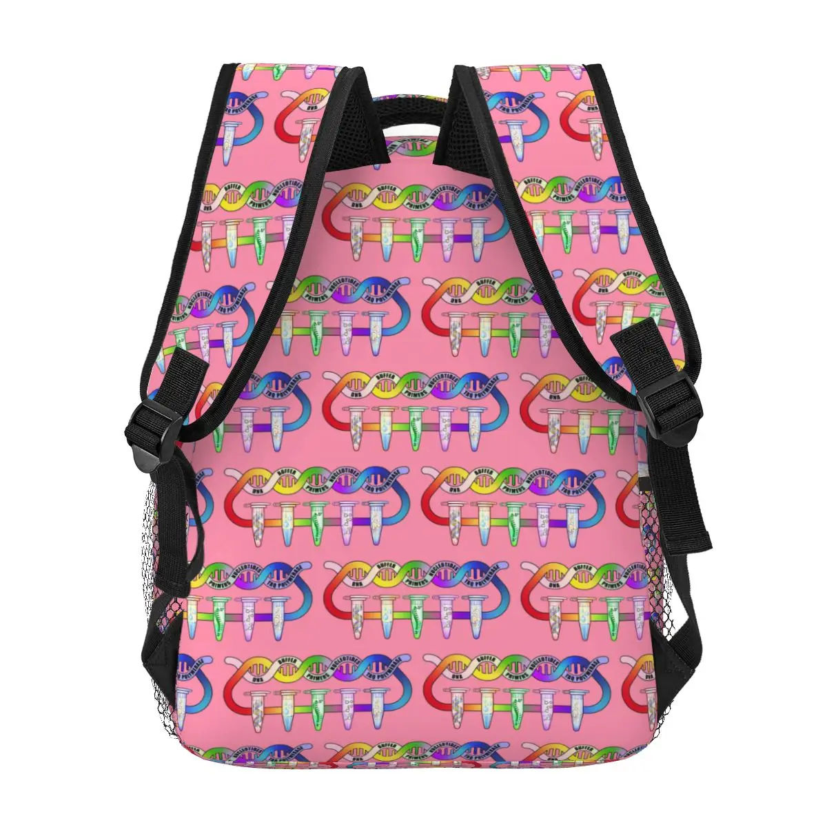 PCR Polymerase Chain Reaction Process Steps Backpacks Boys Girls Bookbag Children School Bags Cartoon Rucksack Shoulder Bag