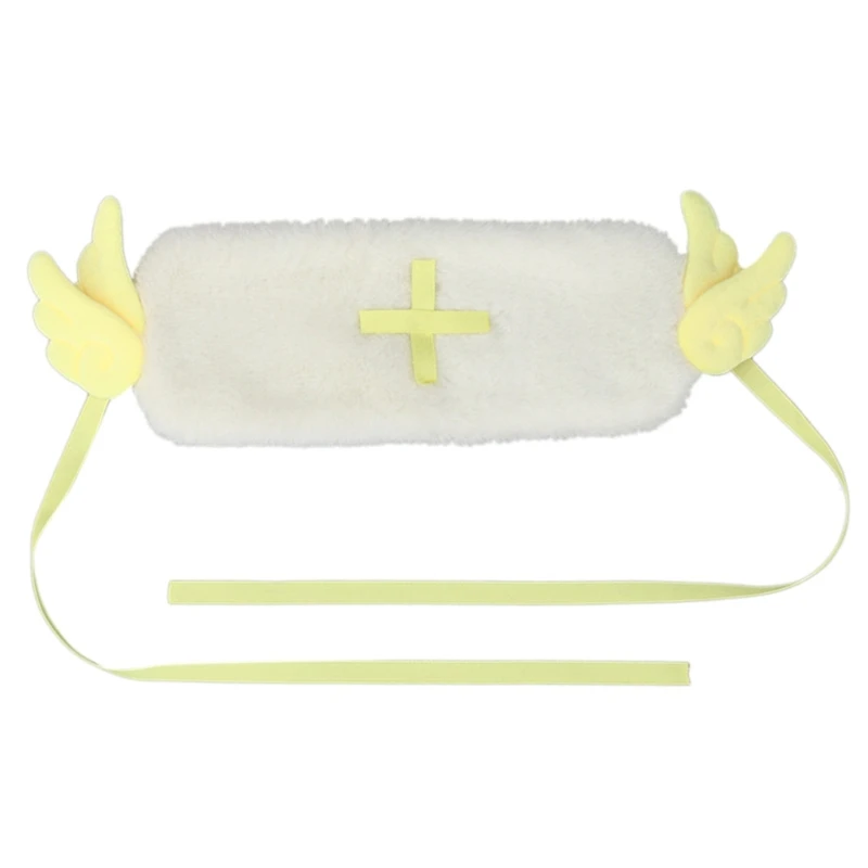 Anime Headband Plush Angel Wing Hairband Cosplay Costume Girl Hair Accessories