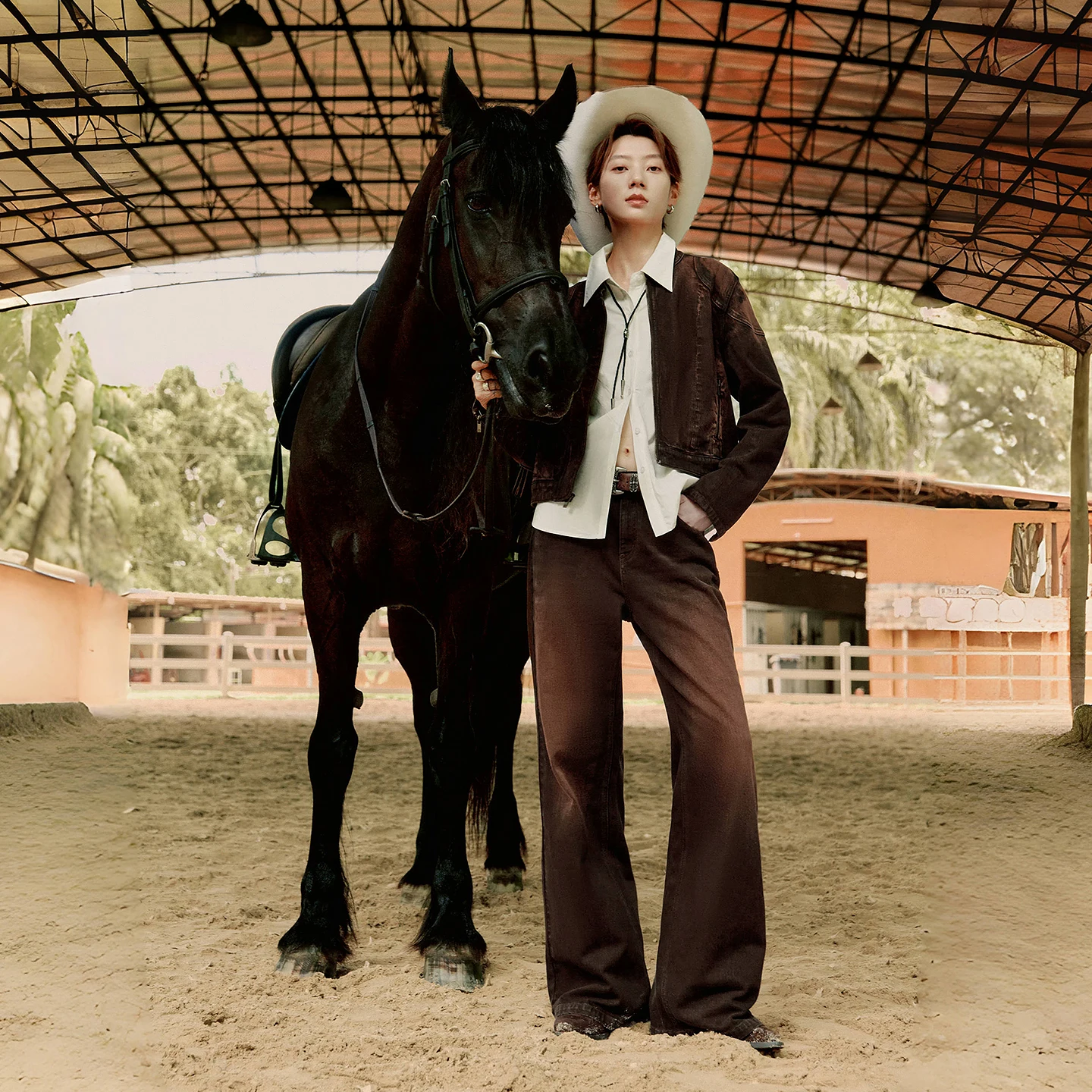 TOYOUTH سترات الدنيم النسائية 2025 سترة شتاء جديدة حضرية قصيرة الطراز #5