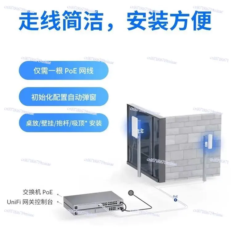 U6-Mesh/UAP-FlexHD Outdoor WiFi6 Dual Band Desktop Wall Mount Hold Rod