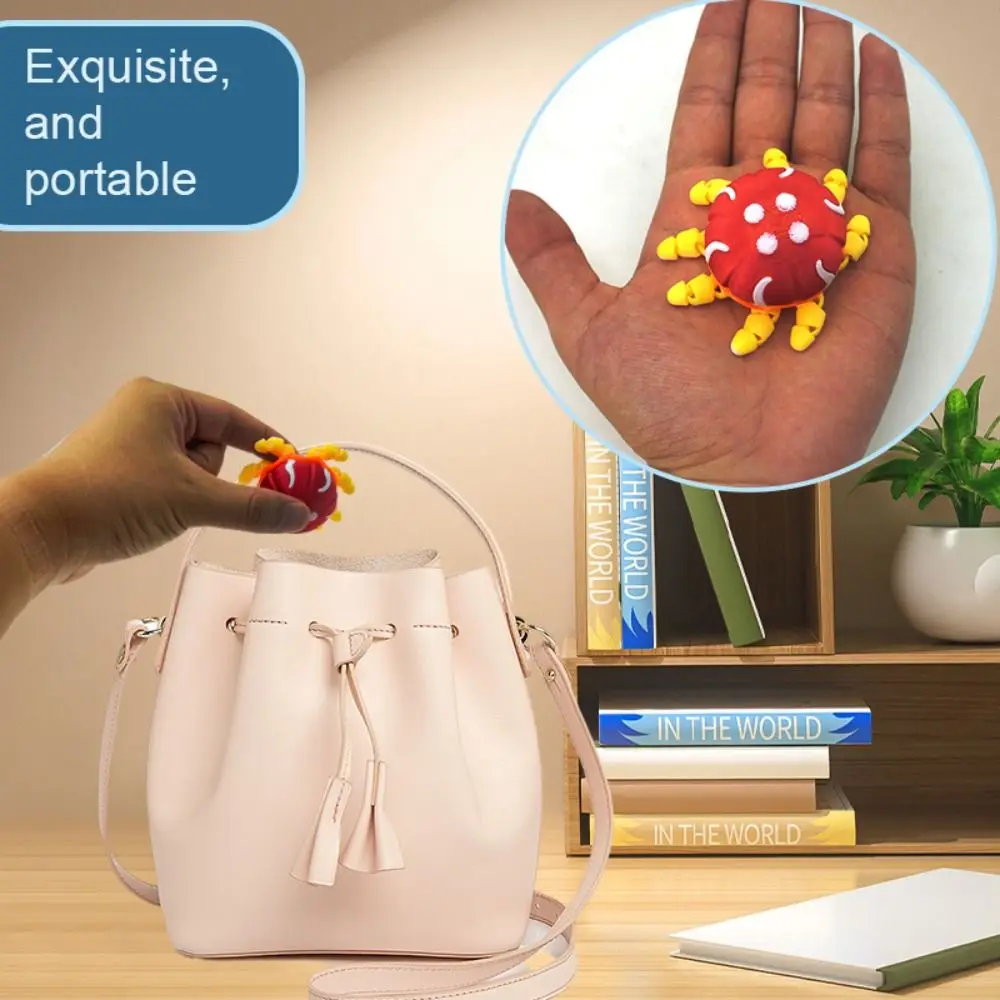 

Simulation Movable Jellyfish Ornament Plastic Model Doll 3D Printed Jellyfish Toy Multi-Jointed Collection