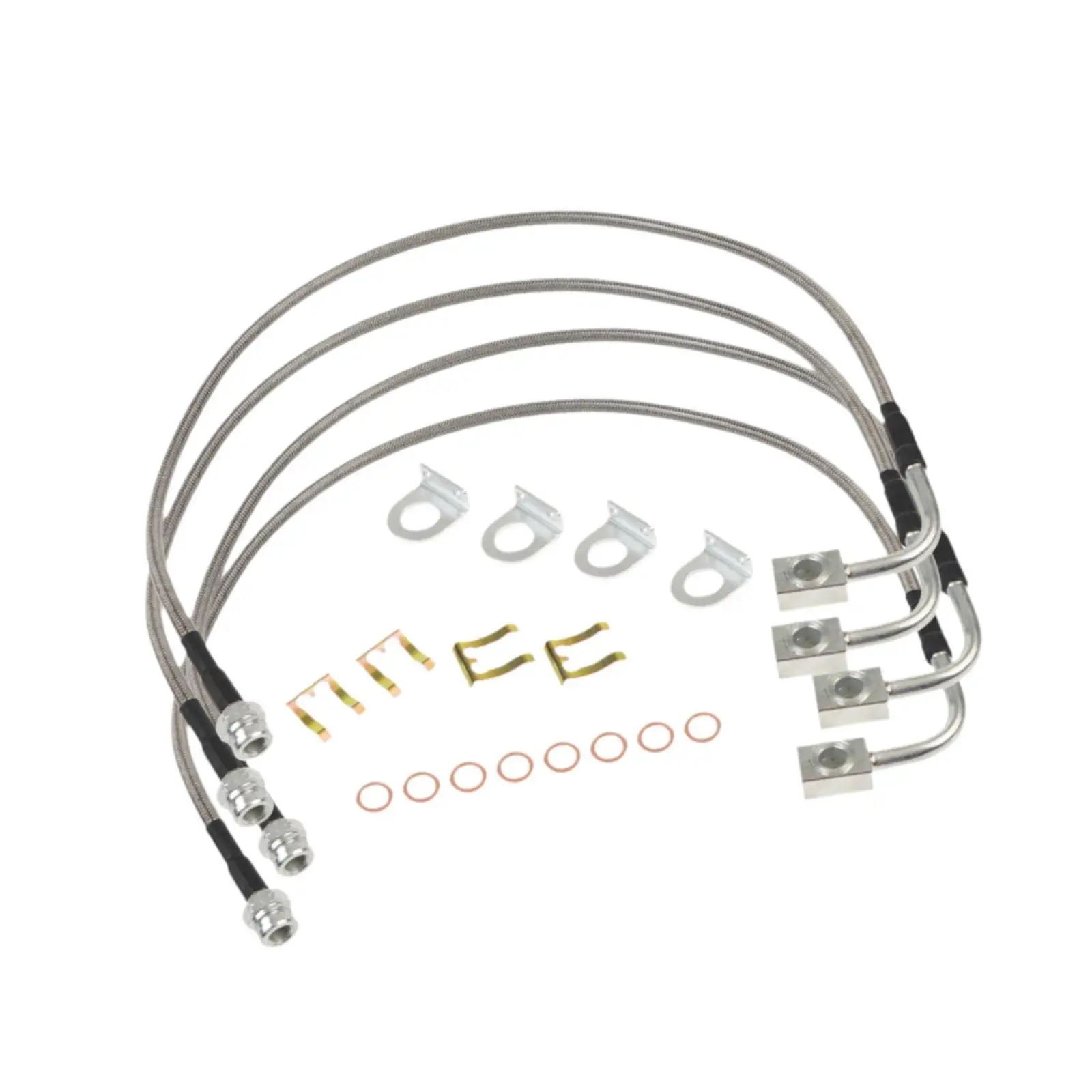 

Тормозные линии 89716, металлические автомобильные аксессуары для Jeep Wrangler JK 2007-2018