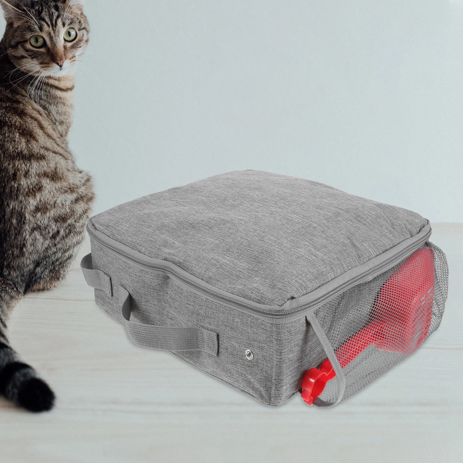 

Foldable Cat Box Portable Foldable Cat Litter Box 30x30cm Portable Travel Oxford Cloth Pet Supply Waterproof Toy Storage Boxes