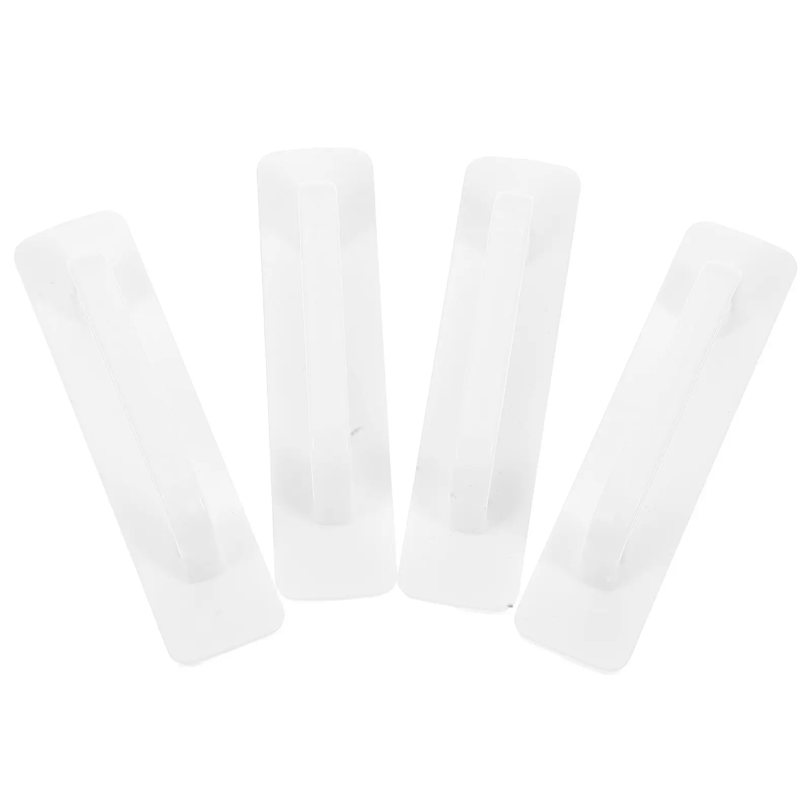 4Pcs Self Stick Cabinet Handles Adhesive Pull Handles Easy Install Removable No Residue Modern Style for Kitchen Bathroom Closet