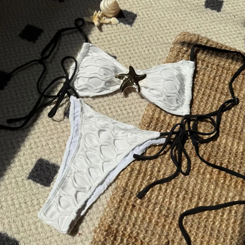 Novo sexy biquinis 2026 mulheres roupa de banho feminino maiô para natação wear fatos de banho conjunto biquíni brasileiro beachwear piscina banhista