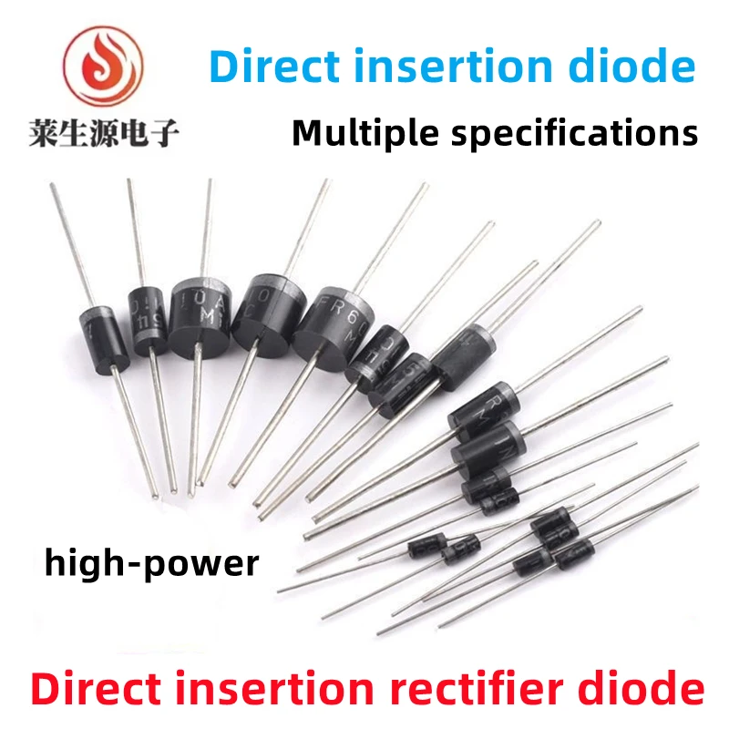 1N4007 10A10 1N5408 1N5819 4001 5822 rectifier diode level fast recovery IN4007 direct insertion 6A10 FR107 RL207