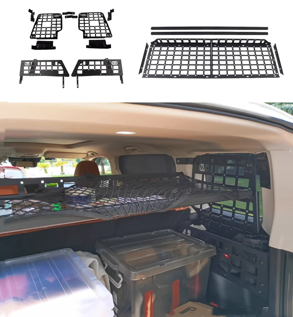 For Great Wall Haval Raptor 2023-2024 Car Rear Trunk Molle Storage Panel Organizer Car Accessories