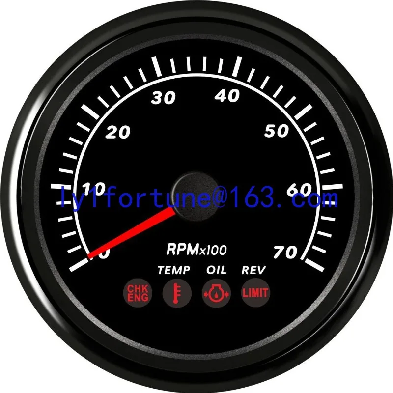 Suitable for outboard machines, engines, rev straps, oil temperature, oil pressure, engine failure alarm 7000RPM
