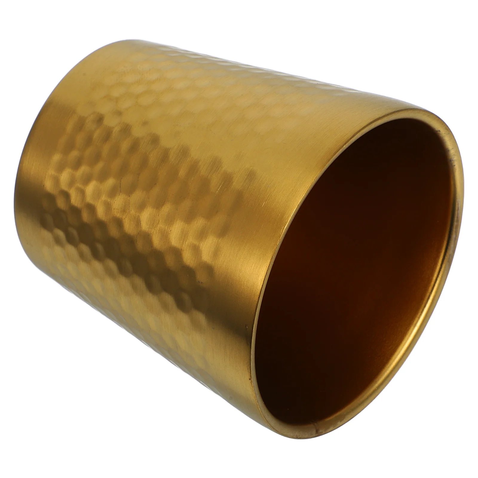 كوب حلاقة 175 مل للرجال وعاء حلاقة من الفولاذ المقاوم للصدأ مع لمسة نهائية محكمية وعاء حلاقة قابل لإعادة الاستخدام لديكور الحمام الحديث