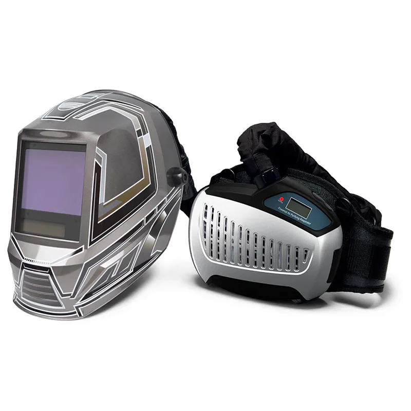 

High Efficiency Filtration Electric air Purification Light Welding Mask PAPR Positive Pressure air Supply Respirator Automatic