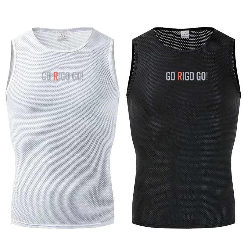 Go Rigo Go Cycling Base Layer Summer Jersey Cycling Vest Reflective MTB Road Bike Bicycle Vest Mesh Underwear Cycling Clothing