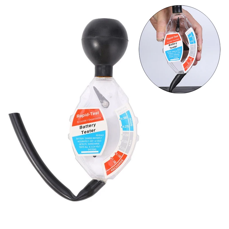 2PCS Coolant Tester Car Battery Fluid Specific Gravity Meter Battery Fluid Tester Dial Type Convenient and Practical