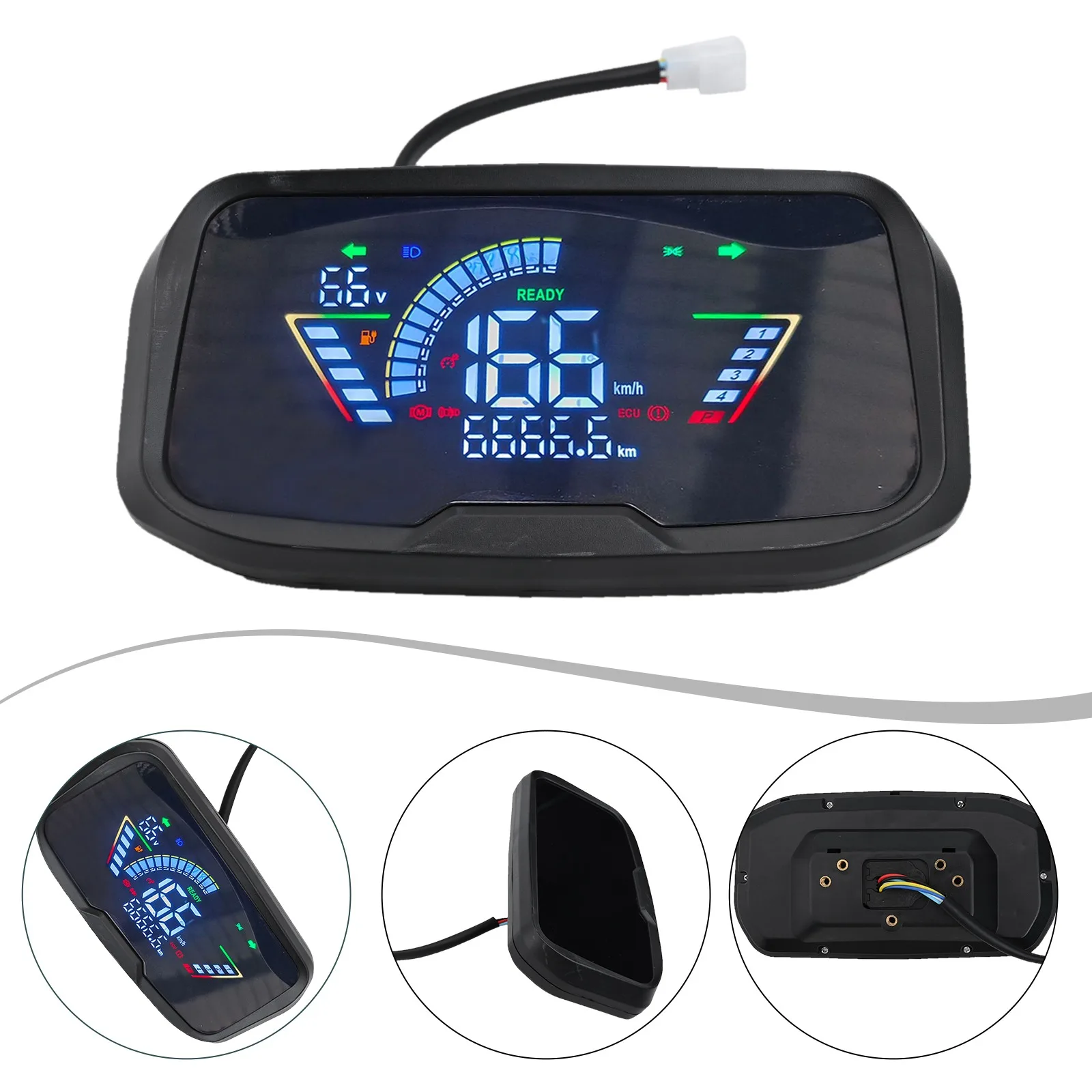 

48V 60V 72V LCD Display Meter Control Panel For E-bike Electric Bike Scooter Motor Digital Instrument Panel Accessories