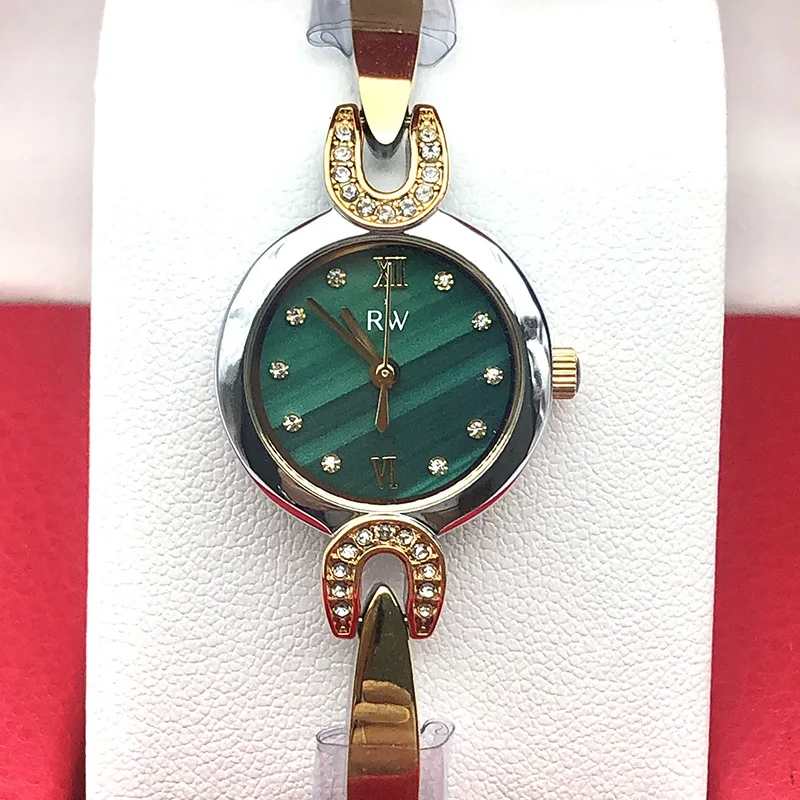 Reloj de pulsera ligero de lujo para mujer, reloj de cintura pequeña con temperamento Simple, nuevo, a la moda, 2024