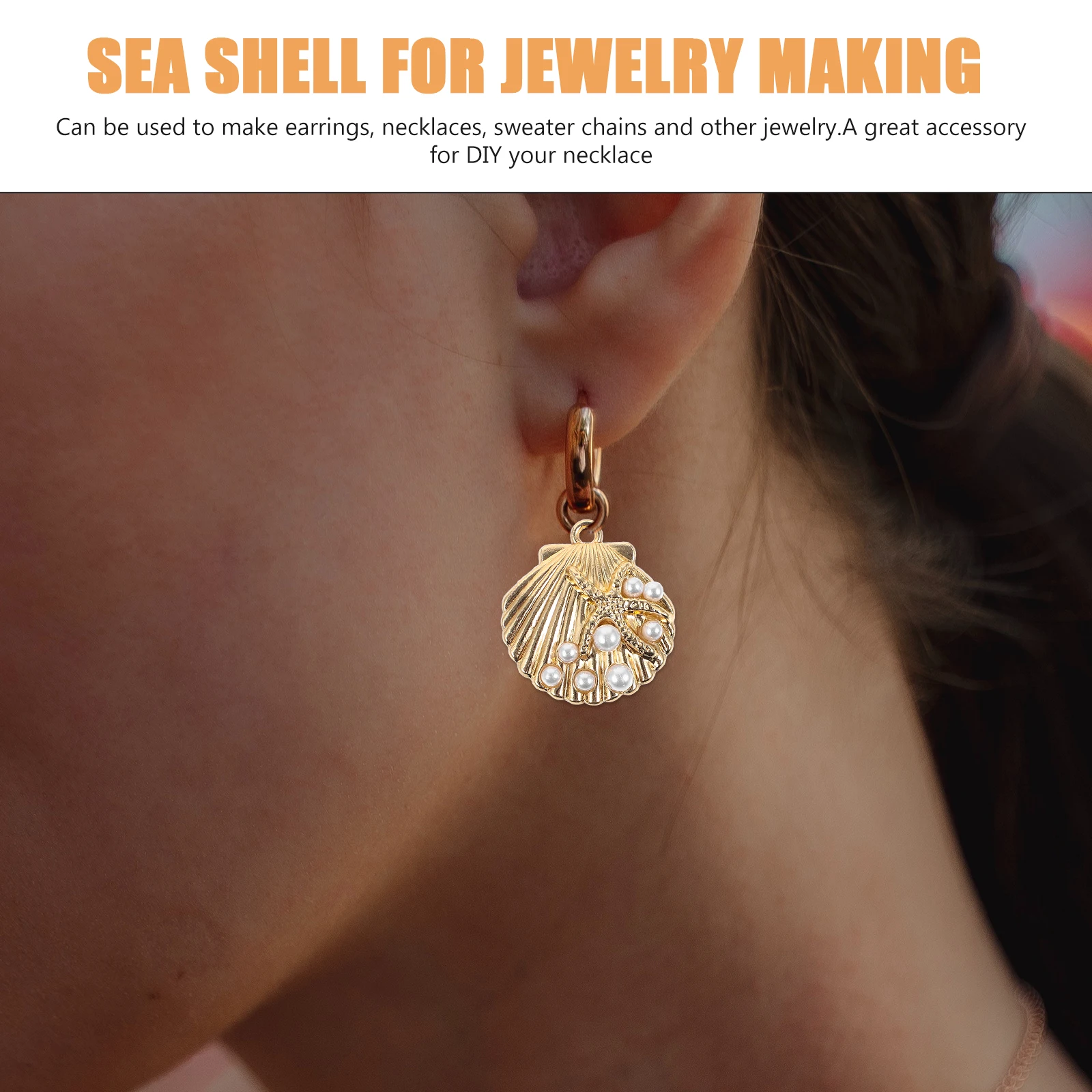 

1Set Mini Alloy Conch Seashell Charms Jewelry Making Supplies DIY Earrings Pendants Bracelets Unique Festival Decor