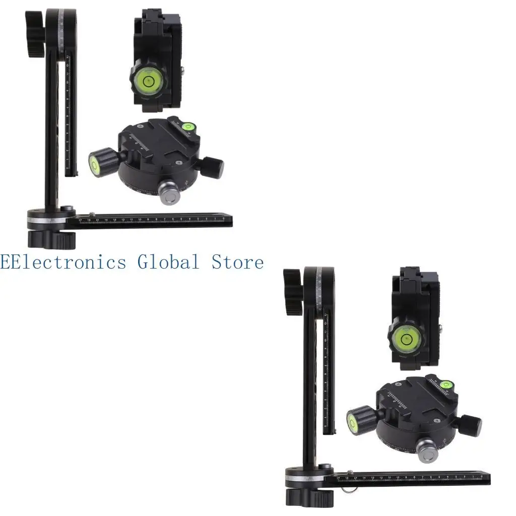 

462B Комплект 3-осевой панорамной шаровой головки с углом обзора 720°, QR-пластиной и направляющей карданного штатива для