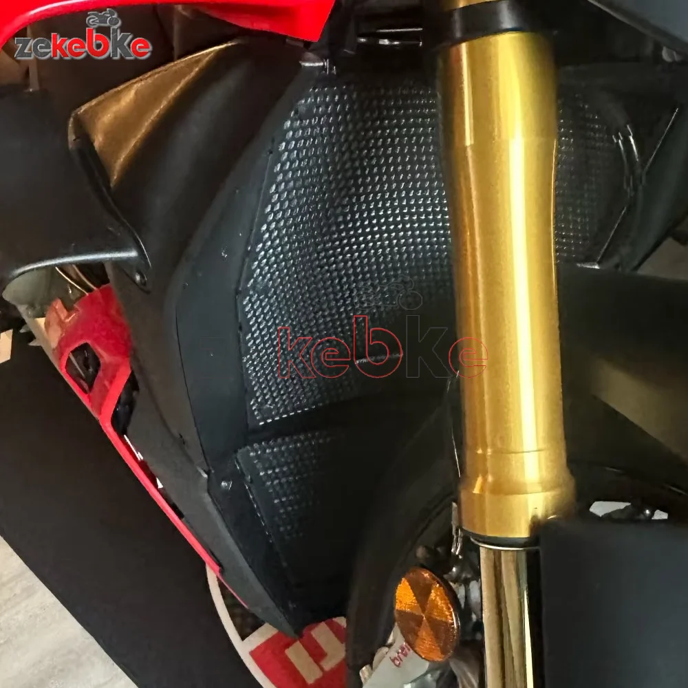 Radiator Grille Grill Guard Protector Cover Protection fit For Ducati Panigale V4 S/V4R 2025-2027 Motorcycle Radiator Guard Set