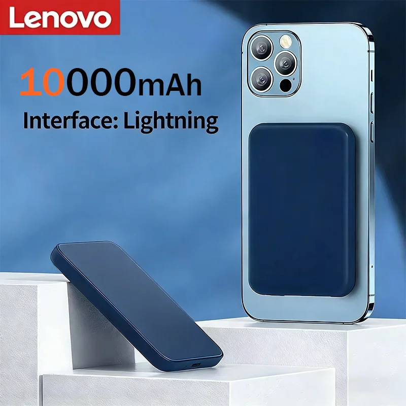 Lenovo 2026 Nieuwe 50000mAh Magnetische Draadloze Powerbank PD 22.5W Snelladen Draagbare Externe Batterij voor iPhone Samsung Telefoons