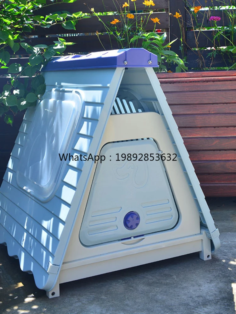 ZZ Wyj Bite-Resistant Dog House Four Seasons Universal Small Dog Outdoor Villa