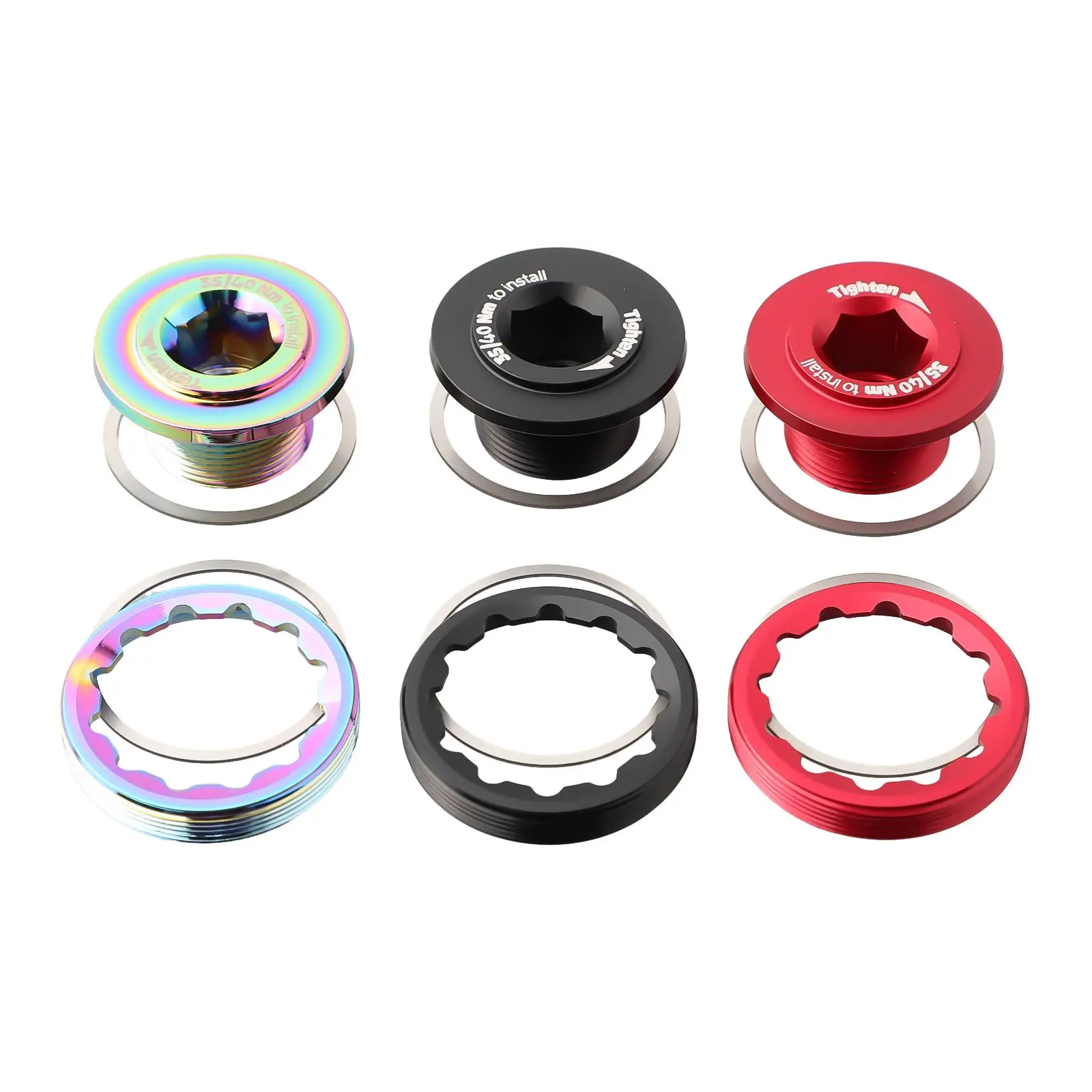 AliExpress TOOPRE Aluminum Alloy Road Bicycle Crank Bolt MTB Bike Crankset Nut Cover Screw Cap For Rotor Bicycle Crank